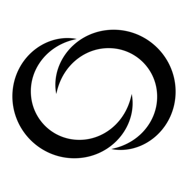 Abstract geometric symbol, icon vector graphics, illustration. Stock vector illustration, clip-art graphics