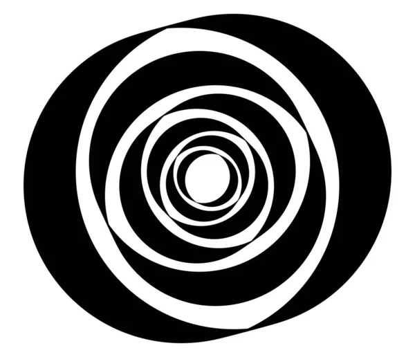 Concentric Circles Rings Circular Geometric Element — Vector de stock