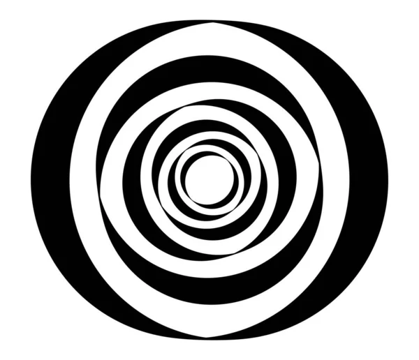 Концентричні Кола Кільця Круговий Геометричний Елемент — стоковий вектор