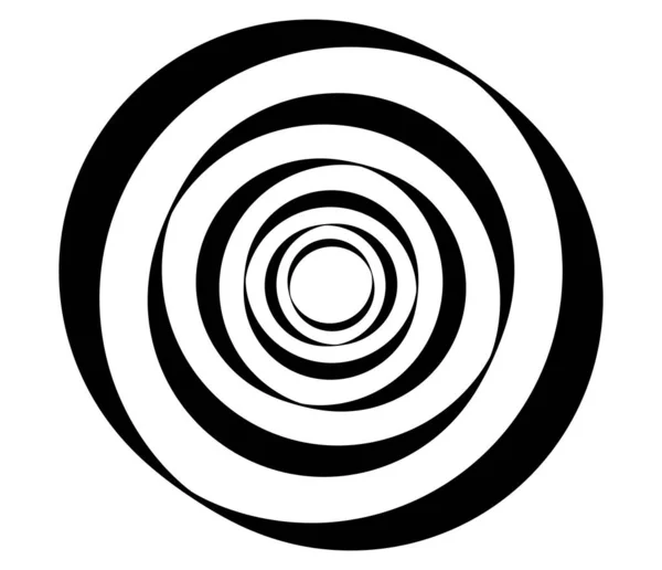 Concentric Circles Rings Circular Geometric Element — стоковый вектор