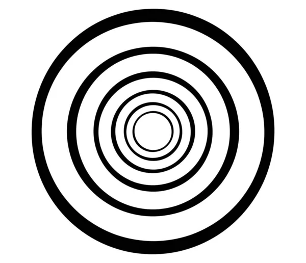 Concentric Circles Rings Circular Geometric Element — Image vectorielle