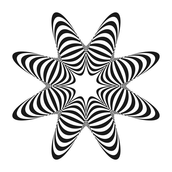 Abstract geometric symbol, icon vector graphics, illustration. Stock vector illustration, clip-art graphics