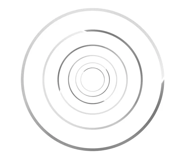 Concentric Circles Rings Circular Geometric Element — Vettoriale Stock