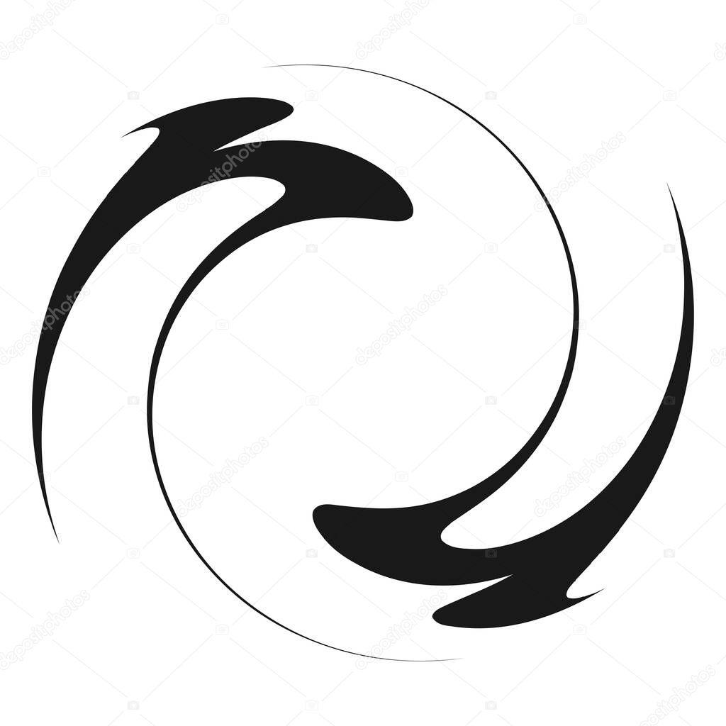 Abstract geometric symbol, icon vector graphics, illustration. Stock vector illustration, clip-art graphics