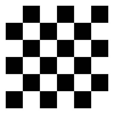 Satranç, dama tahtası kareleri desenli elementler. Stock vektör illüstrasyonu, klip- art grafikleri