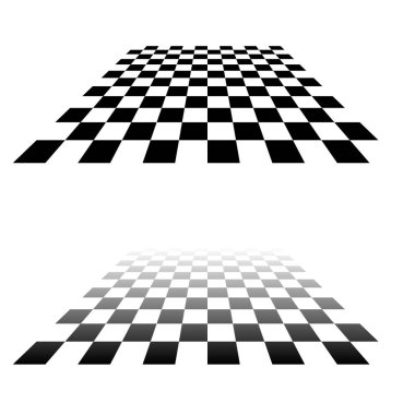 Chess, checkerboard squares textured element. Stock vector illustration, clip-art graphics
