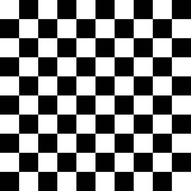 Satranç, dama tahtası kareleri desenli elementler. Stock vektör illüstrasyonu, klip- art grafikleri