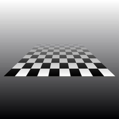 Satranç, dama tahtası kareleri desenli elementler. Stock vektör illüstrasyonu, klip- art grafikleri