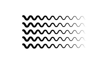 Dalgalı, zig-zag, çapraz çizgiler. Dalgalanan çizgiler