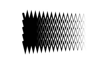 Dalgalı, zig-zag, çapraz çizgiler. Dalgalanan çizgiler