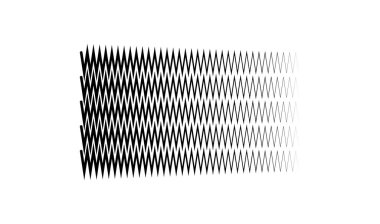 Dalgalı, zig-zag, çapraz çizgiler. Dalgalanan çizgiler