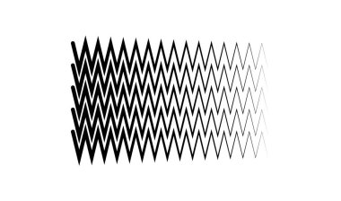 Dalgalı, zig-zag, çapraz çizgiler. Dalgalanan çizgiler