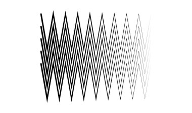 Dalgalı, zig-zag, çapraz çizgiler. Dalgalanan çizgiler