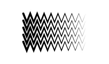 Dalgalı, zig-zag, çapraz çizgiler. Dalgalanan çizgiler