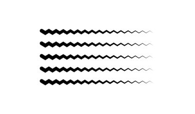 Dalgalı, zig-zag, çapraz çizgiler. Dalgalanan çizgiler