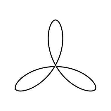 Yaprak, çiçek ve bitki silueti elementi