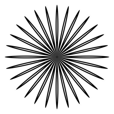 Yaprak, çiçek ve bitki silueti elementi