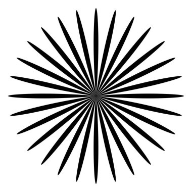 Yaprak, çiçek ve bitki silueti elementi