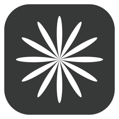 Yaprak, çiçek ve bitki silueti. Stock vektör illüstrasyonu, klip- art grafikleri