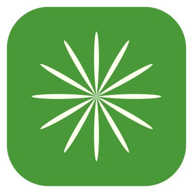 Yaprak, çiçek ve bitki silueti. Stock vektör illüstrasyonu, klip- art grafikleri