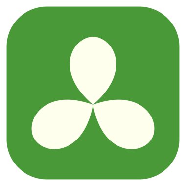 Yaprak, çiçek ve bitki silueti. Stock vektör illüstrasyonu, klip- art grafikleri