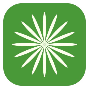 Yaprak, çiçek ve bitki silueti. Stock vektör illüstrasyonu, klip- art grafikleri