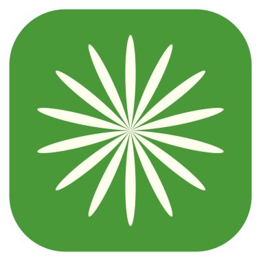 Yaprak, çiçek ve bitki silueti. Stock vektör illüstrasyonu, klip- art grafikleri