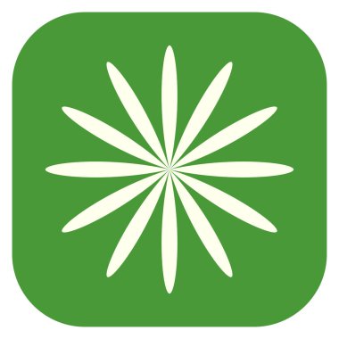 Yaprak, çiçek ve bitki silueti. Stock vektör illüstrasyonu, klip- art grafikleri