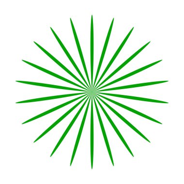 Yaprak, çiçek ve bitki silueti elementi