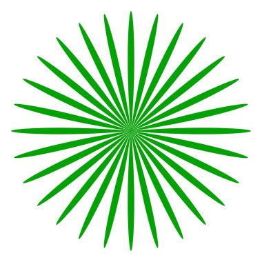 Yaprak, çiçek ve bitki silueti elementi