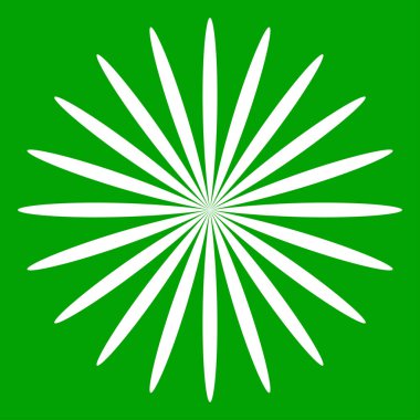 Yaprak, çiçek ve bitki silueti elementi