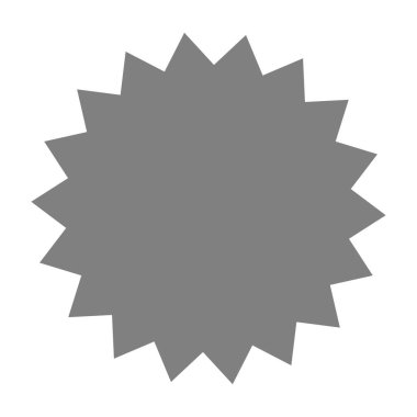 Yıldız patlaması, güneş patlaması yıldız şekli vektör elementi 