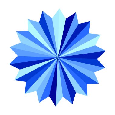 Yıldız patlaması, güneş patlaması yıldız şekli vektör elementi 