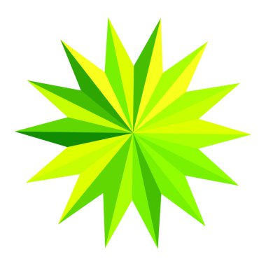 Yıldız patlaması, güneş patlaması yıldız şekli vektör elementi 