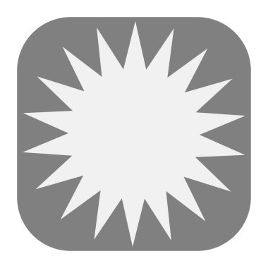 Yıldız patlaması, güneş patlaması yıldız şekli vektör elementi 