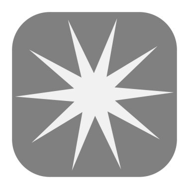 Yıldız patlaması, güneş patlaması yıldız şekli vektör elementi 