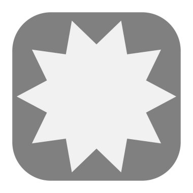 Yıldız patlaması, güneş patlaması yıldız şekli vektör elementi 