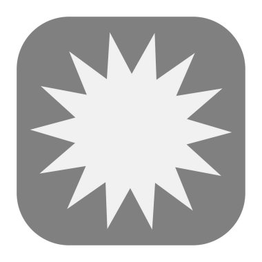 Yıldız patlaması, güneş patlaması yıldız şekli vektör elementi 