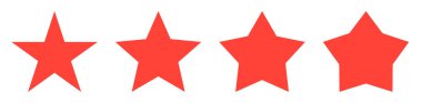 Abstract star symbol, icon vector graphics, illustration. Stock vector illustration, clip-art graphics