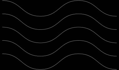 Dalgalı, zig-zag, çapraz çizgiler. Dalgalanan çizgiler