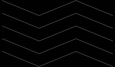 Dalgalı, zig-zag, çapraz çizgiler. Dalgalanan çizgiler