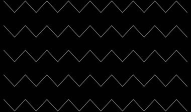 Dalgalı, zig-zag, çapraz çizgiler. Dalgalanan çizgiler