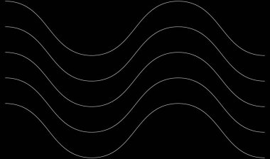 Dalgalı, zig-zag, çapraz çizgiler. Dalgalanan çizgiler