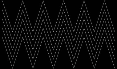 Dalgalı, zig-zag, çapraz çizgiler. Dalgalanan çizgiler