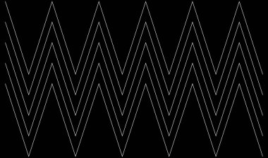 Dalgalı, zig-zag, çapraz çizgiler. Dalgalanan çizgiler