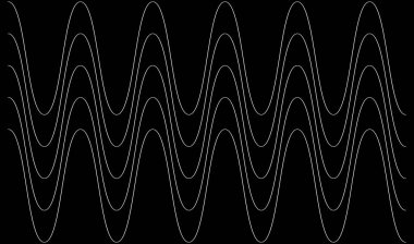 Dalgalı, zig-zag, çapraz çizgiler. Dalgalanan çizgiler