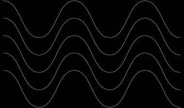 Dalgalı, zig-zag, çapraz çizgiler. Dalgalanan çizgiler