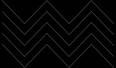 Dalgalı, zig-zag, çapraz çizgiler. Dalgalanan çizgiler