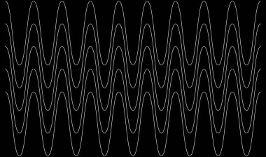 Dalgalı, zig-zag, çapraz çizgiler. Dalgalanan çizgiler