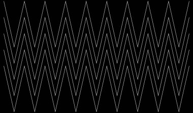 Dalgalı, zig-zag, çapraz çizgiler. Dalgalanan çizgiler